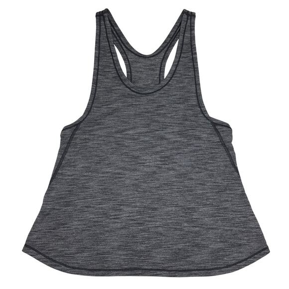 LULULEMON Glide and Stride Tank Sz 4 Heathered Black - Picture 5 of 7